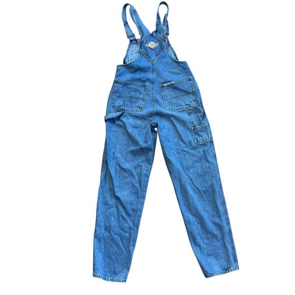 LONDON LONDON VINTAGE DENIM OVERALLS Boho Ranch Cottage - Picture 2 of 6
